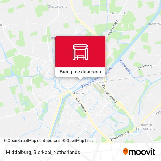 Middelburg, Bierkaai kaart