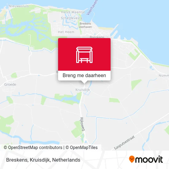 Breskens, Kruisdijk kaart