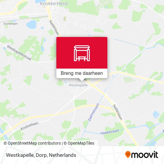 Westkapelle, Dorp kaart