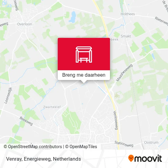 Venray, Energieweg kaart