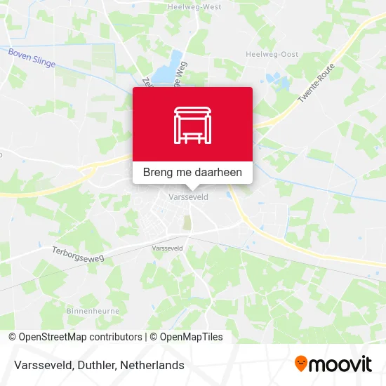 Varsseveld, Duthler kaart