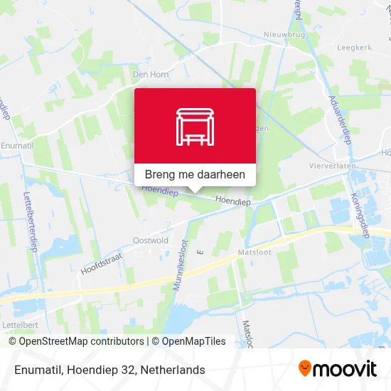 Enumatil, Hoendiep 32 kaart