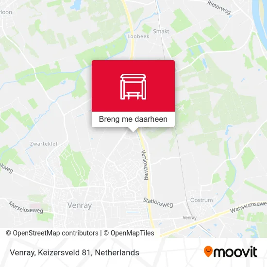 Venray, Keizersveld 81 kaart