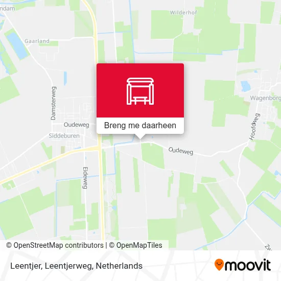 Leentjer, Leentjerweg kaart