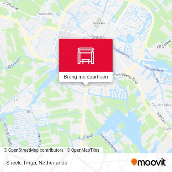 Sneek, Tinga kaart
