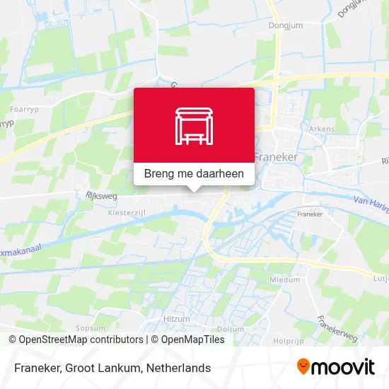 Franeker, Groot Lankum kaart