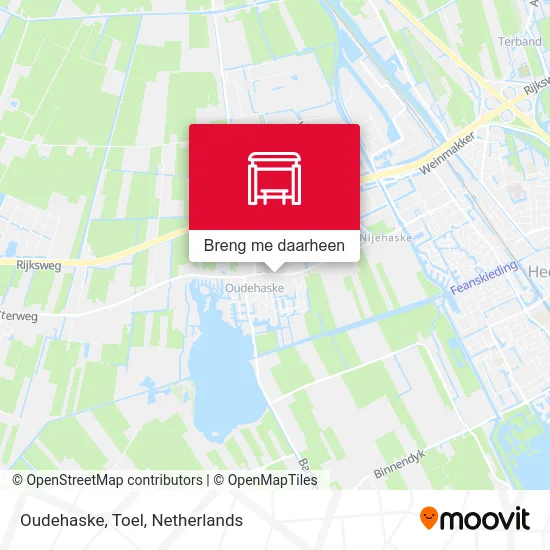 Oudehaske, Toel kaart