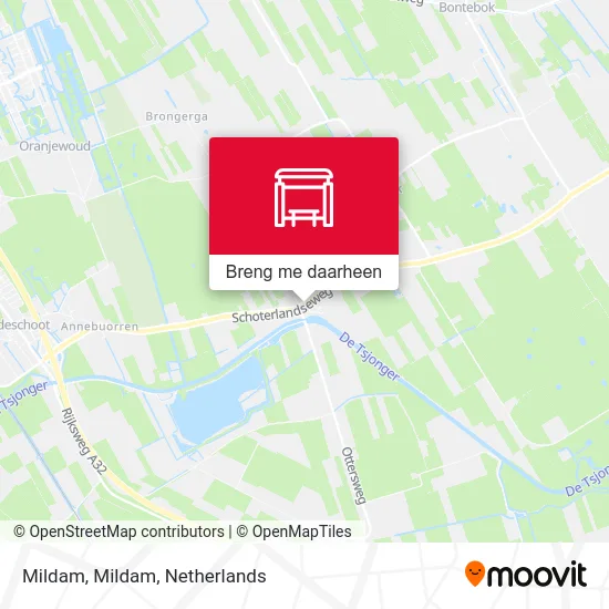 Mildam, Mildam kaart