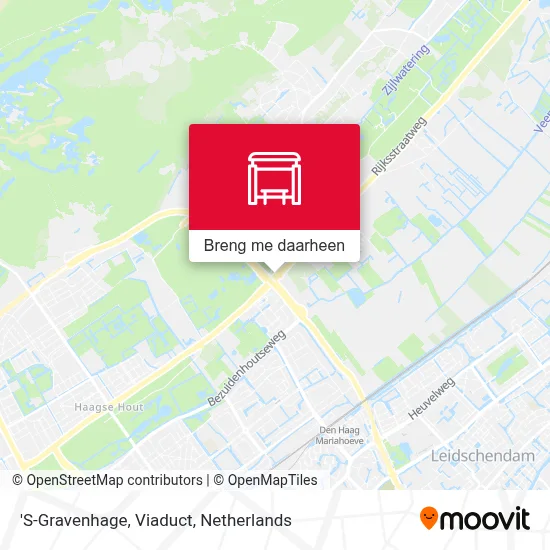 'S-Gravenhage, Viaduct kaart