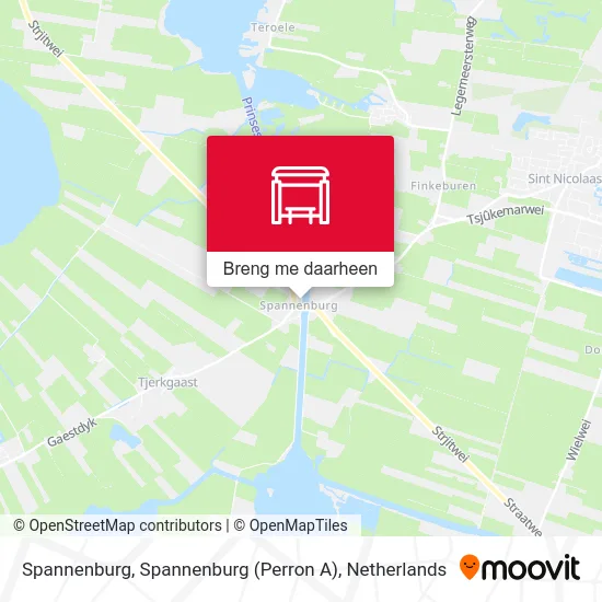 Spannenburg, Spannenburg (Perron A) kaart