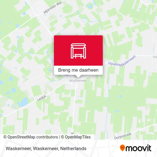 Waskemeer, Waskemeer kaart