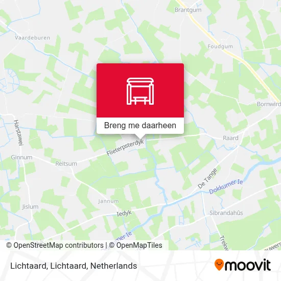 Lichtaard, Lichtaard kaart