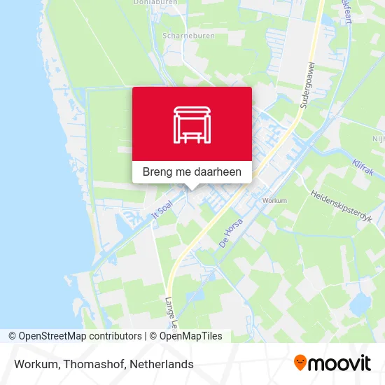 Workum, Thomashof kaart