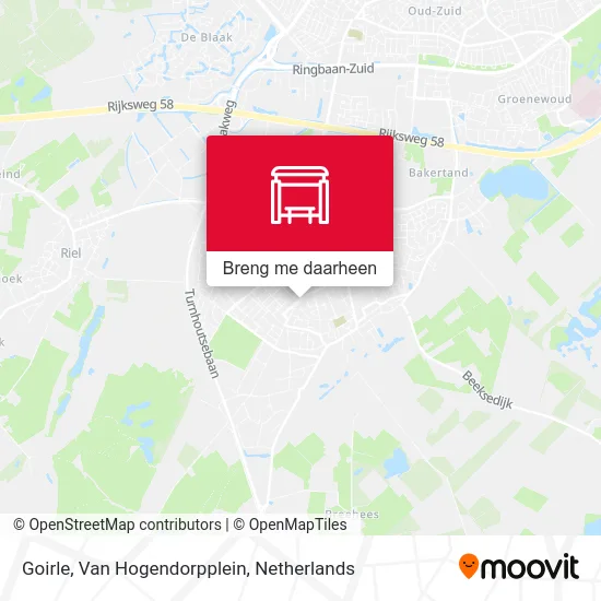 Goirle, Van Hogendorpplein kaart