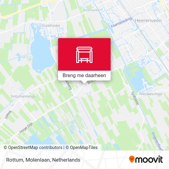 Rottum, Molenlaan kaart