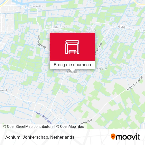 Achlum, Jonkerschap kaart