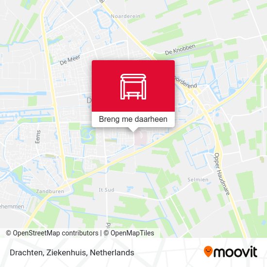 Drachten, Ziekenhuis kaart