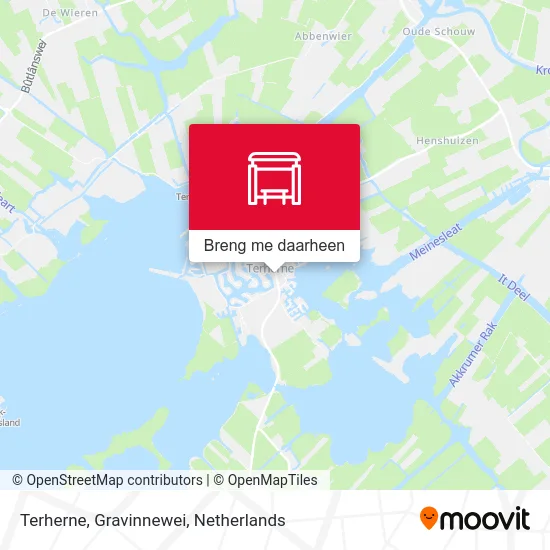 Terherne, Gravinnewei kaart