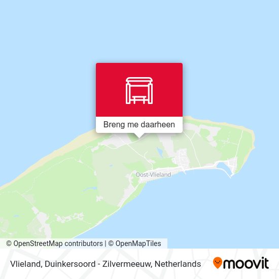 Vlieland, Duinkersoord - Zilvermeeuw kaart