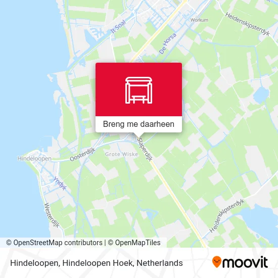 Hindeloopen, Hindeloopen Hoek kaart