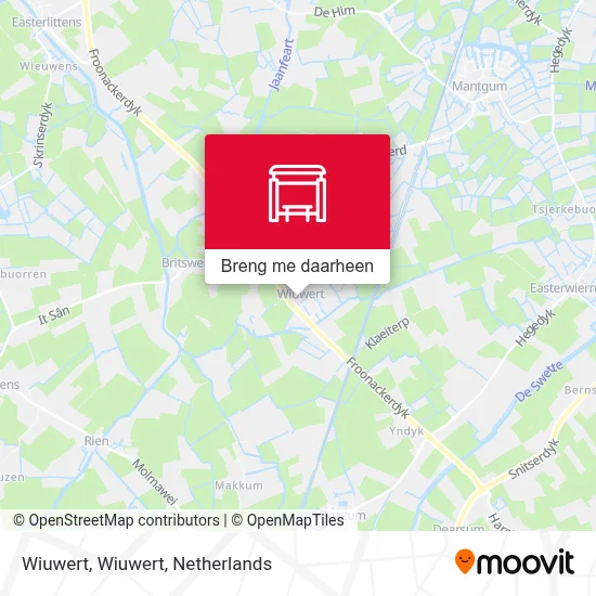 Wiuwert, Wiuwert kaart
