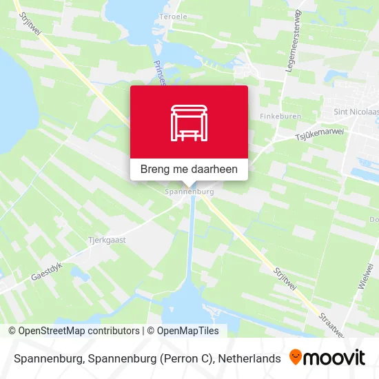 Spannenburg, Spannenburg (Perron C) kaart