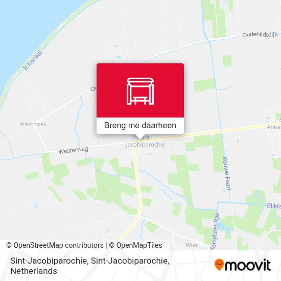 Sint-Jacobiparochie, Sint-Jacobiparochie kaart