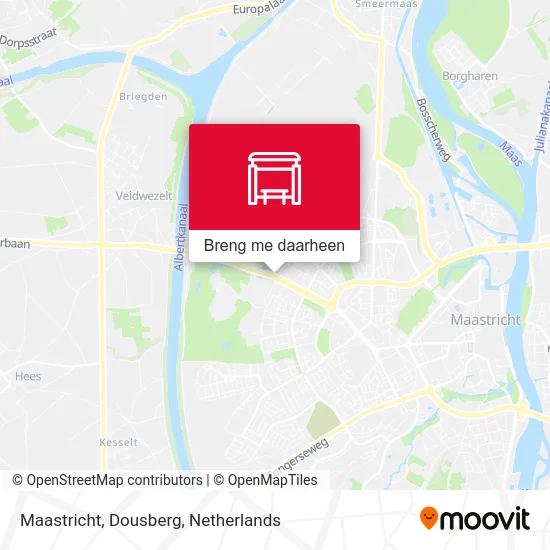 Maastricht, Dousberg kaart