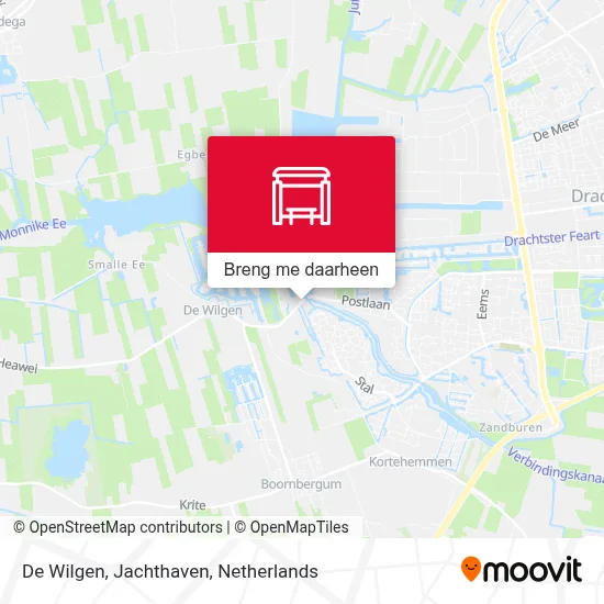 De Wilgen, Jachthaven kaart