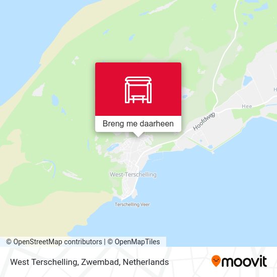 West Terschelling, Zwembad kaart