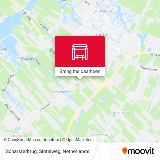 Scharsterbrug, Sintelweg kaart