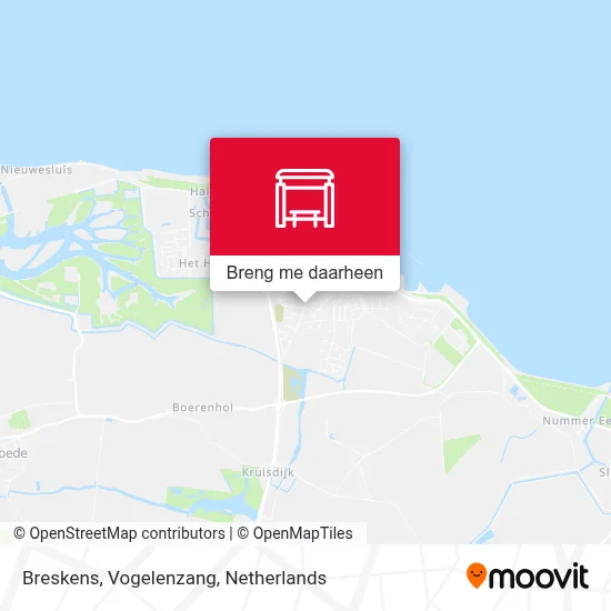 Breskens, Vogelenzang kaart