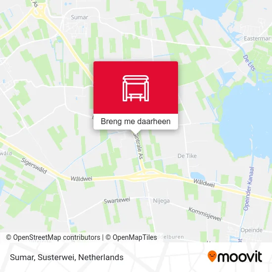 Sumar, Susterwei kaart