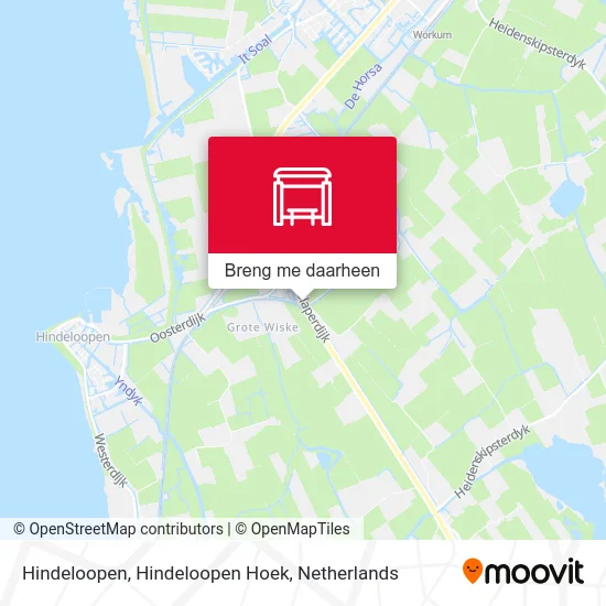 Hindeloopen, Hindeloopen Hoek kaart