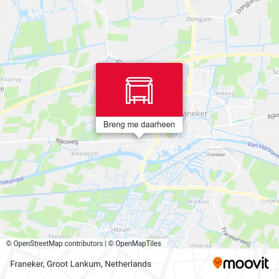 Franeker, Groot Lankum kaart