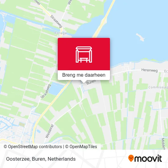 Oosterzee, Buren kaart