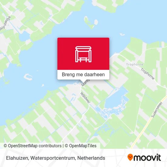 Elahuizen, Watersportcentrum kaart