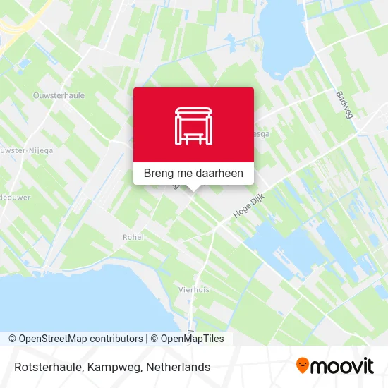 Rotsterhaule, Kampweg kaart