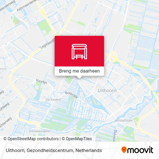 Uithoorn, Gezondheidscentrum kaart