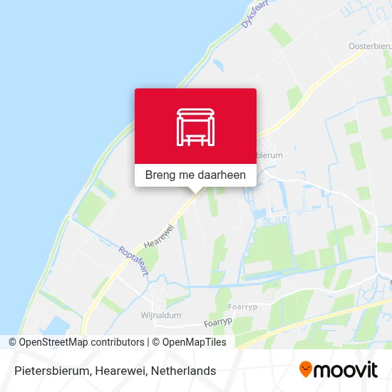 Pietersbierum, Hearewei kaart