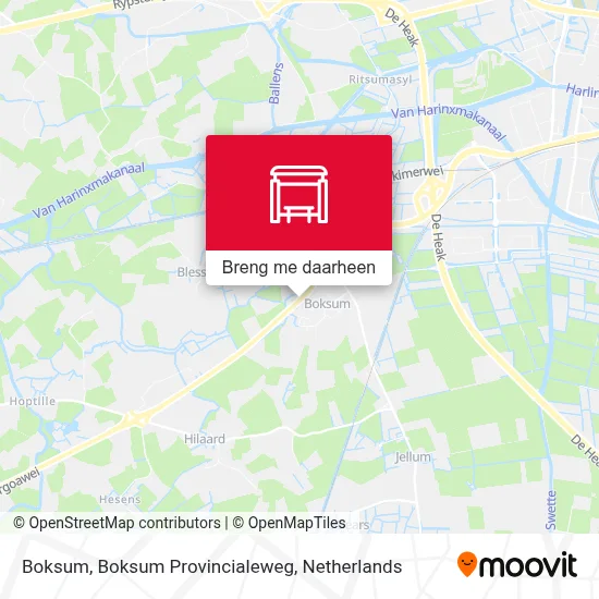 Boksum, Boksum Provincialeweg kaart
