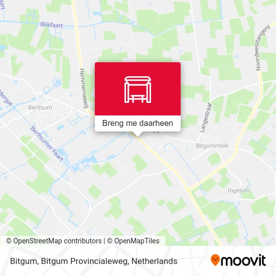Bitgum, Bitgum Provincialeweg kaart