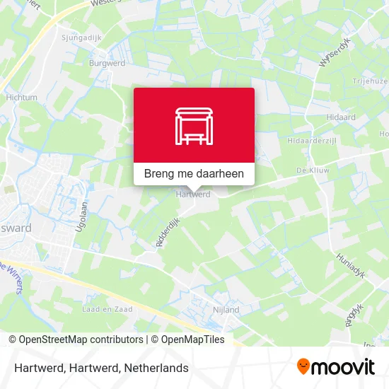Hartwerd, Hartwerd kaart