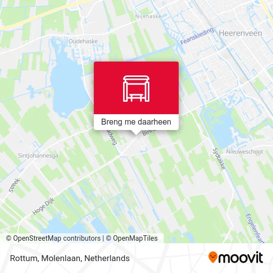 Rottum, Molenlaan kaart