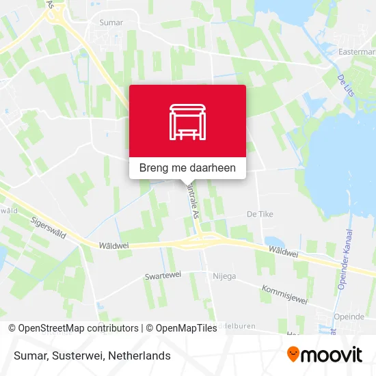 Sumar, Susterwei kaart