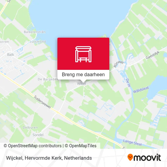 Wijckel, Hervormde Kerk kaart