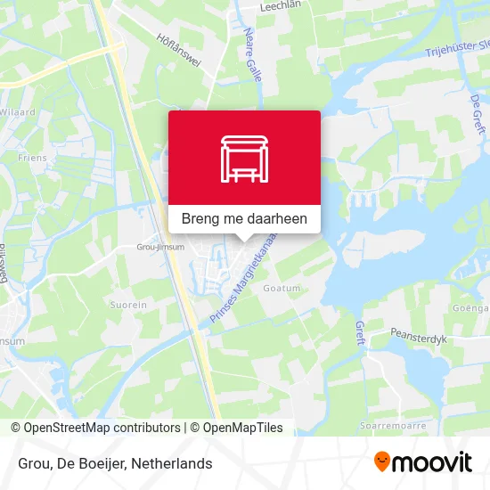Grou, De Boeijer kaart