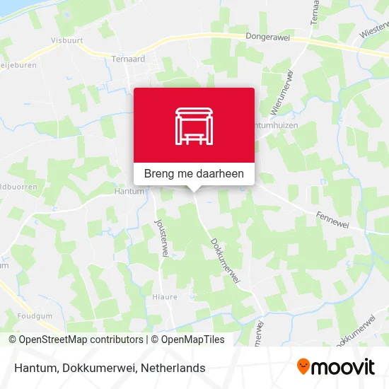 Hantum, Dokkumerwei kaart
