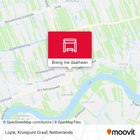 Lopik, Kruispunt Graaf kaart