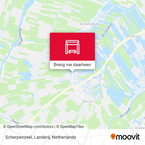 Scherpenzeel, Landerij kaart